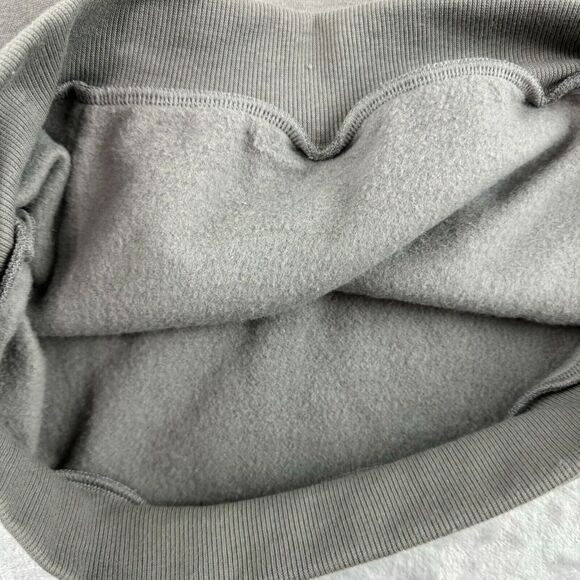 Snood Overside Hoodie Mens Small Grey Fearless Turtleneck Fleece Sweatshirt - Picture 8 of 14